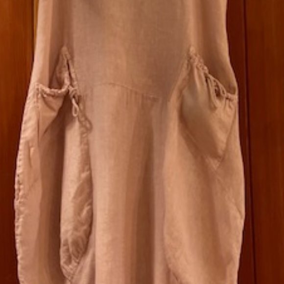 Sundress Italian Linen Pale Pink NWOT - Picture 4 of 9